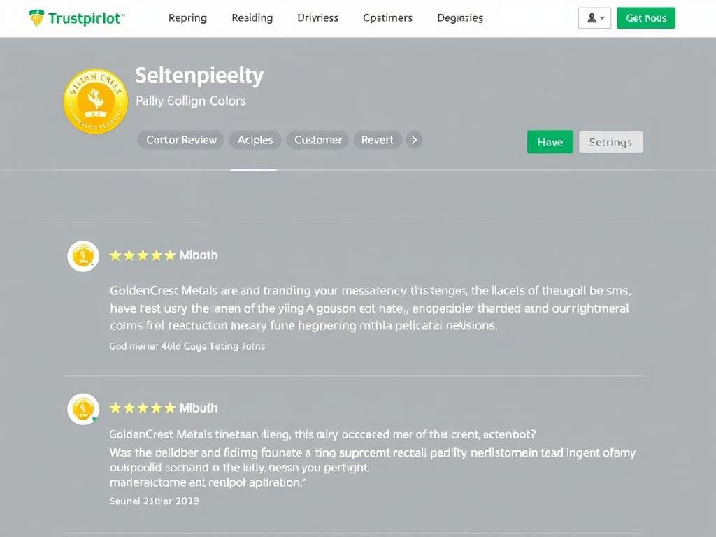 GoldenCrest Metals positive reviews on Trustpilot