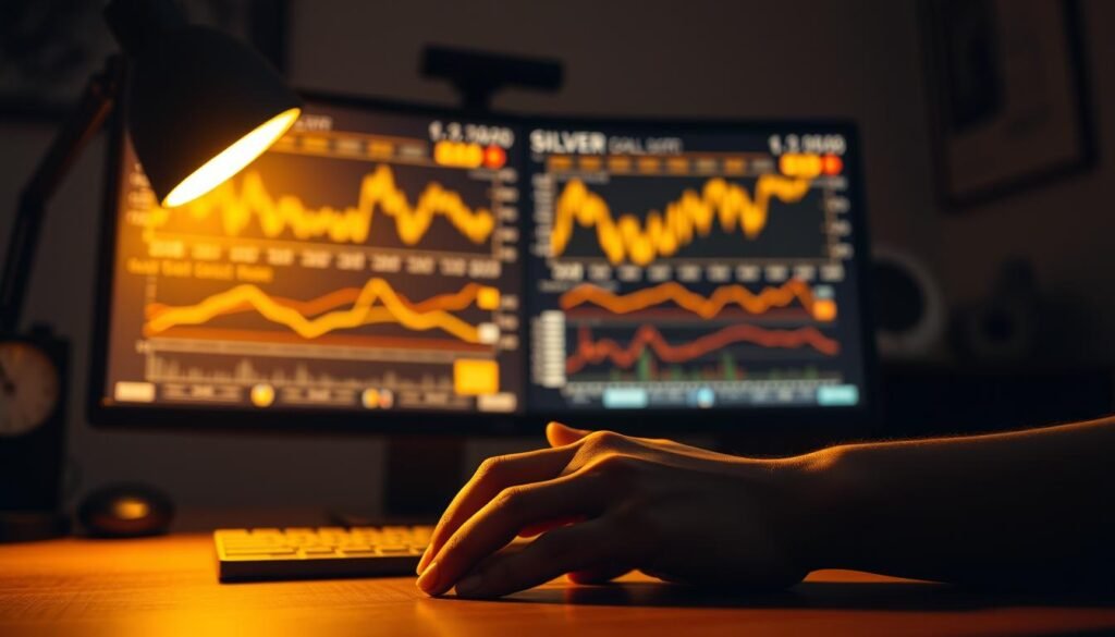 monitor gold and silver investments