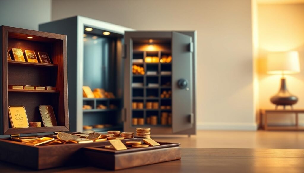 physical gold storage options