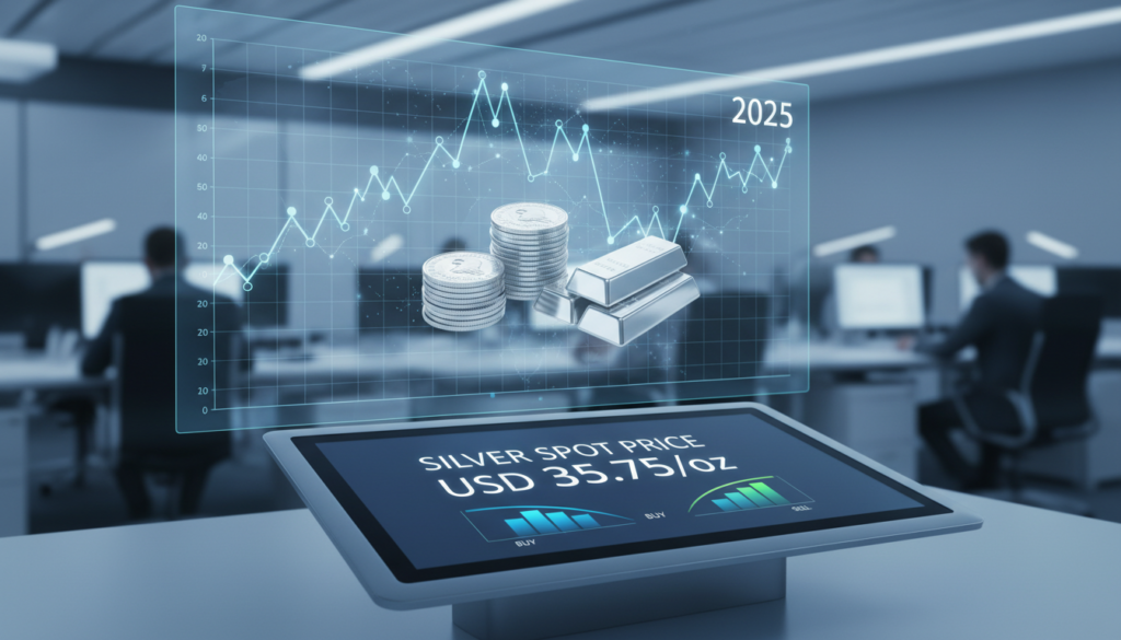 2025 silver spot price