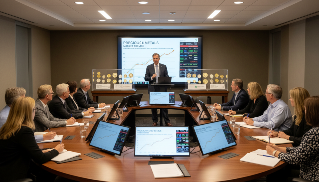 Birch Gold Group educational seminar with investors learning about precious metals Birch Gold Group educational seminar with investors learning about precious metals