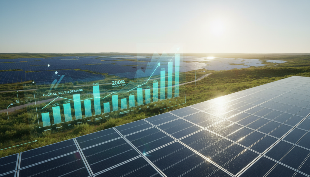 silver demand from solar panels 2026 outlook
