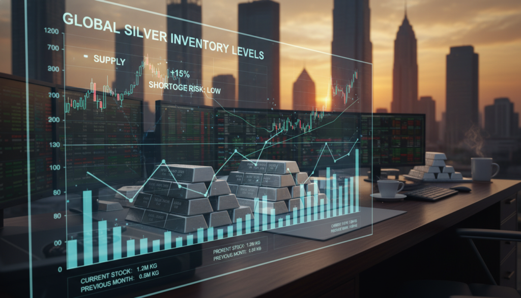 stocks levels silver markets