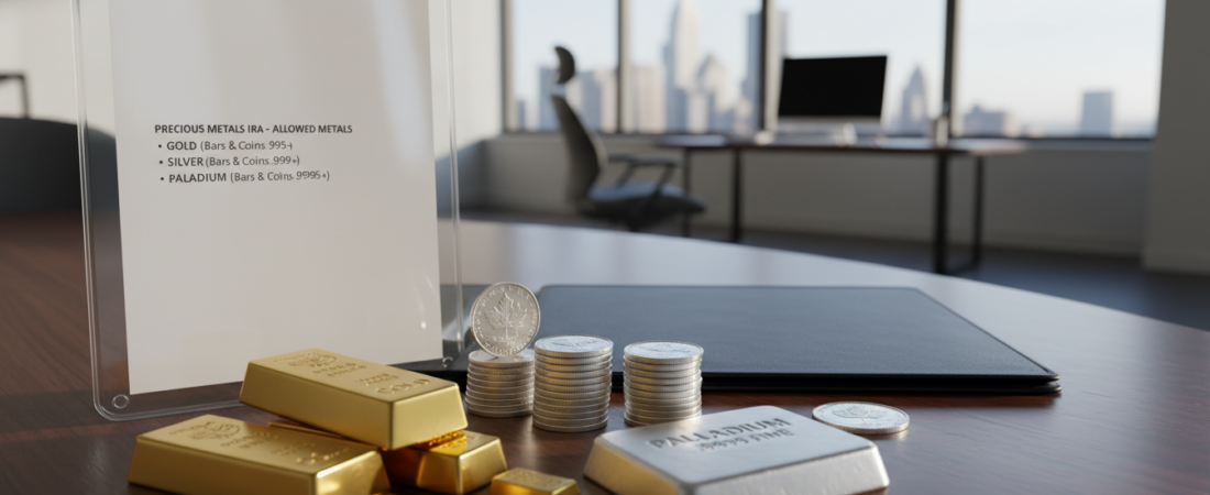 What Metals Are Allowed in a Precious Metals IRA?