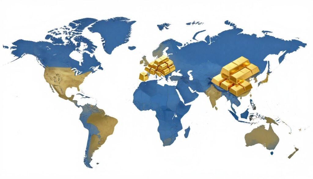 global central banks gold reserve holdings data
