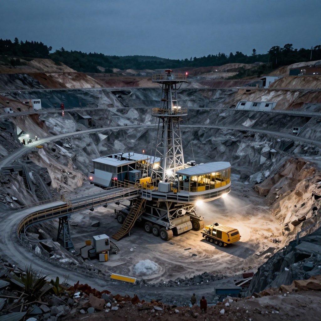 gold mining operation